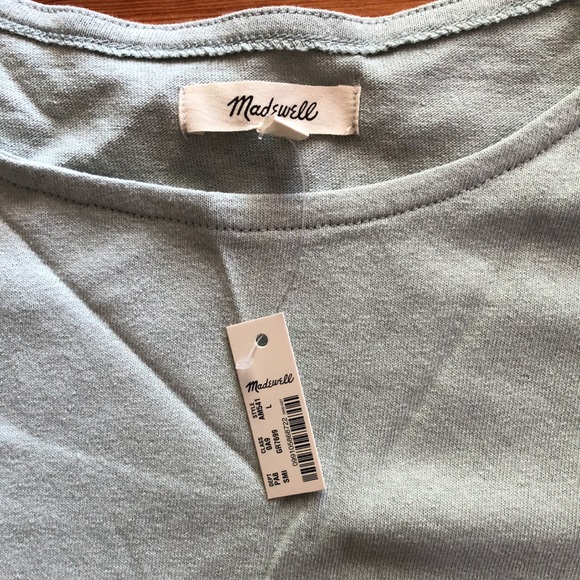Madewell boxy crop top size large - Picture 4 of 5